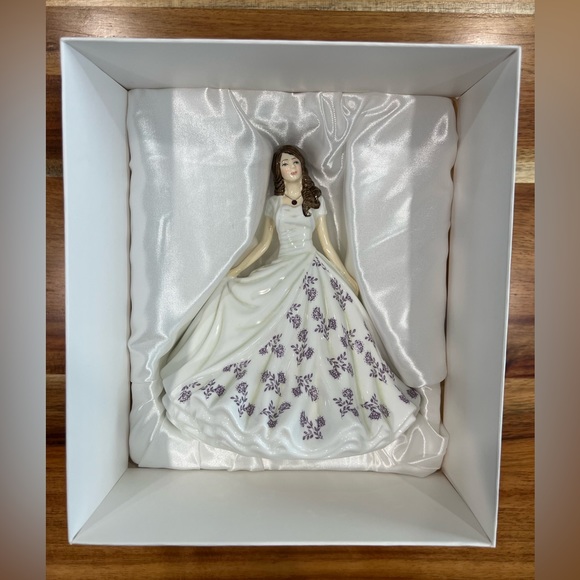 NWT Royal Doulton Birthstone Petite Figurine - February/Amethyst (HN5989) - Picture 5 of 8
